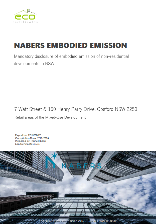 Embodied Emissions Report